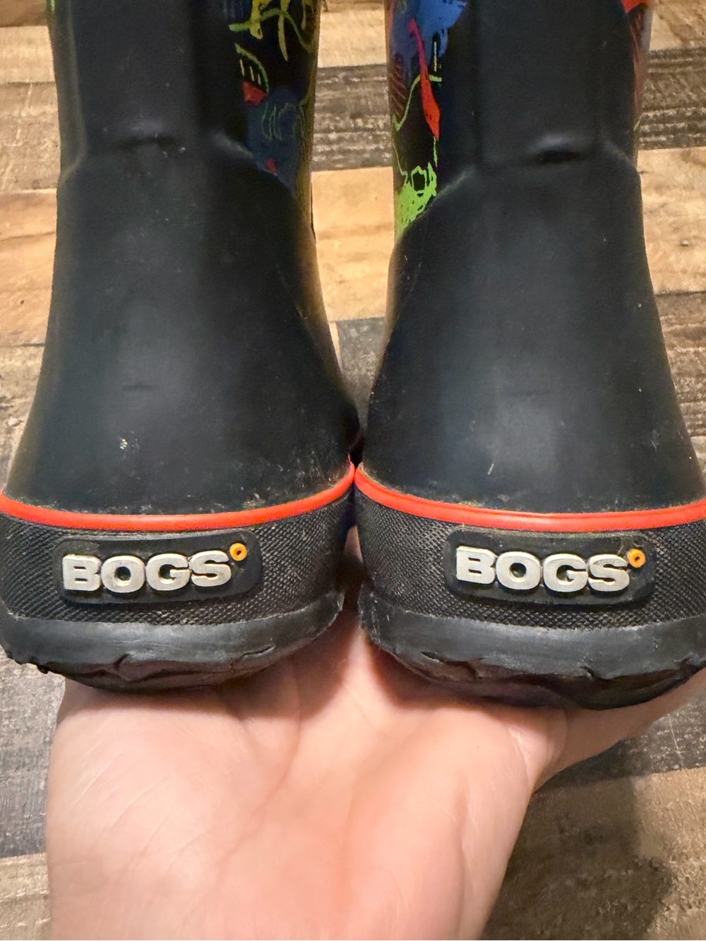 BOGS Kids Dinosaur Rain Boots - Picture 6 of 8